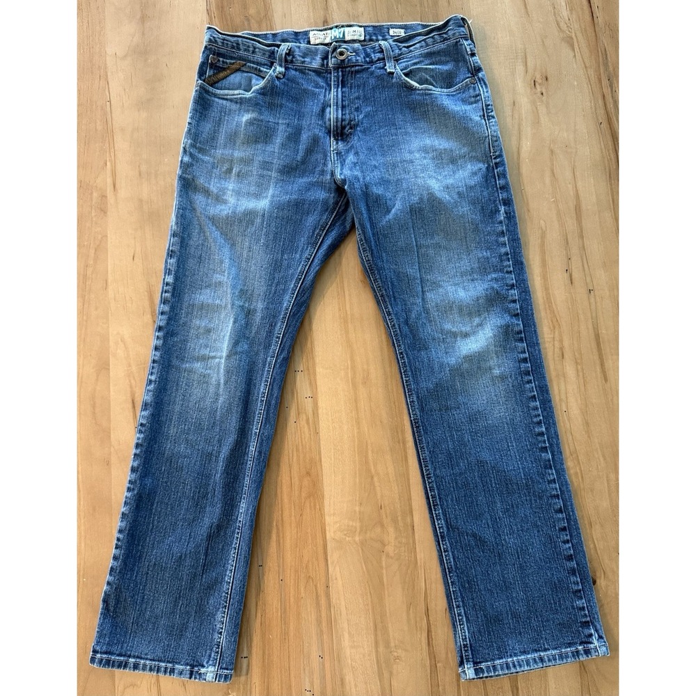 Ariat Legacy Jeans Men's 34x31 M7 Slim Fit Straight Leg Medium Wash Denim